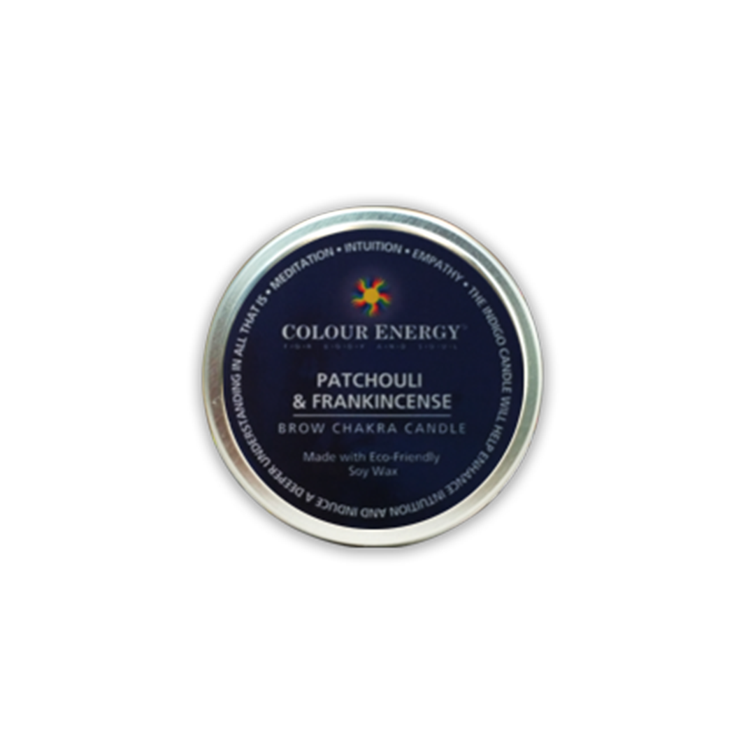 Indigo Soy Candle with Patchouli & Frankincense